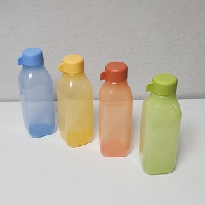 타파웨어 물통 물병 에코사각 500ml 1P, 1개, 파랑