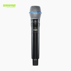 SHURE 슈어 ADX2FD/B87C ADX2FD/BETA87C Axient Digital 주파수 다이버시티 무선 핸드마이크 핸드헬드 송신기