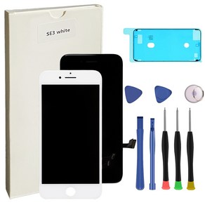 아이폰액정 아이폰SE2액정 아이폰SE3액정 수리 교체용 부품 2세대 3세대 iPhoneSE2/SE3Display LCD, 수리공구키트 포함, 1개, 아이폰 SE2/ SE3 액정 블랙