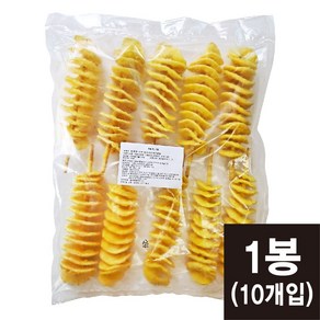 20cm 촉촉한 국산 회오리감자 500g(50gx10개입) 토네이도감자, 500g, 1개