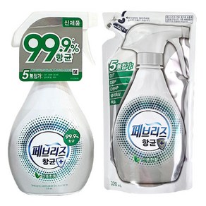 페브리즈 항균플러스 산뜻한향 기획세트 370ml+320ml, 1개