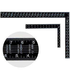 무핑 공업 목공용 직각자 cm 인치 단위 표기, 400x600mm, 1개