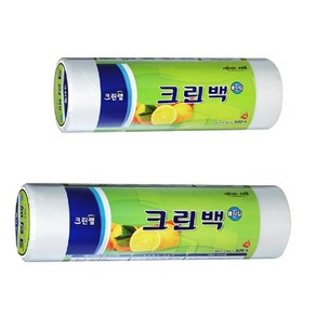 맑은 크린랲 크린랩 롤팩 크린롤팩 중500매 + 대500매, 1세트