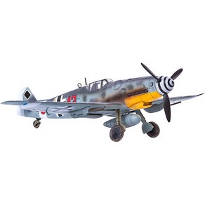 아카데미과학 메서슈미트 Bf109G-6/G-2 JG27 프라모델 12321, 1개