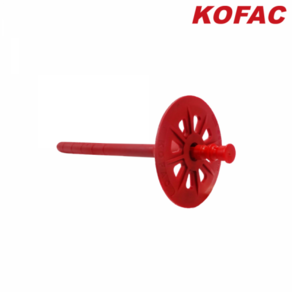 [코리아화스너] KOFAC KPS 일체형 화스너 타격 앙카 칼블럭 단열재 고정 고급형 8x95 ~ 8x115, 200개