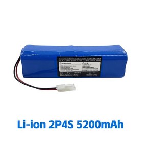 로봇 진공 청소기용 충전식 리튬 이온 배터리 팩 O SYB2 용 액세서리 12800mAh.4s2p.14.4v 2024 100 신제품, 1개, 1) 4S2P-P 5200mAh