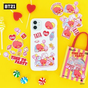 BT21 minini 미니니 모바일 데코 노트북 스티커 TIME TO PARTY 버전 굿즈, 1개, 쿠키(COOKY)