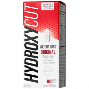 사과 사이다 식초가 함유 Hydoxycut 오리지널 체중 감량 보 200mg 카페인 60 Ct, 1개, 60정