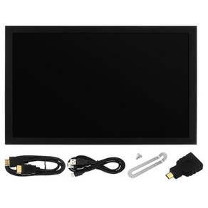 휴대용 모니터 미니 보조 호환 PC 노트북 카메라 TV 박스 DVD용 HDMI 호환 VGA AV 입력 DC C타입 전원 화면 1024x600 IPS LCD 7 인치, 1) EM713