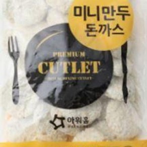 미니만두돈까스 행복한맛남 아워홈 냉동 1Kg, 1개, 단품