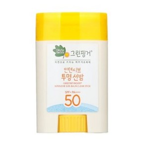 그린핑거 인텐시브 선밤 투명 SPF50+ PA++++, 15g, 2개