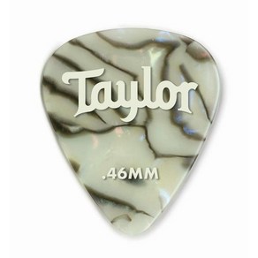 테일러 Taylo 셀룰로이드351 아발론 피크 12개입 / Celluloid 351 Abalone Pick / 테일러기타피크 / 테일러피크, 1개