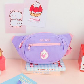 몰랑 데일리 힙색 여아 크로스백 몰랑이 캐릭터 MOLANG