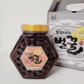 [함평청정꿀] 국내산 천연 밤꿀 2kg 산지직송, 1개