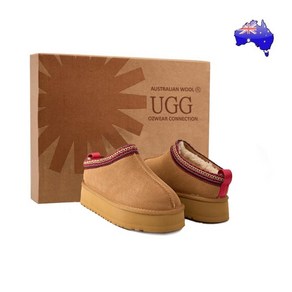 Austalian UGG OZWEAR 어그 털슬리퍼 타즈 겨울 양털 실내화 남녀 공용 어그슬리퍼 1122553-CHE, 260(42)