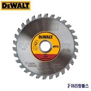 디월트 DWA7770 5.5인치 메탈커터DCS373M2전용 원형톱날 140mm 30T 팁수30, 1개