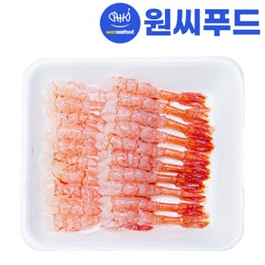 단새우 새우회 3.75g 20미 손질 횟감 초밥용 아마에비 홍새우 북쪽분홍새우