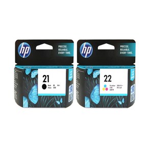 HP 정품잉크 NO.21+NO.22 세트/C9351A/C9352A