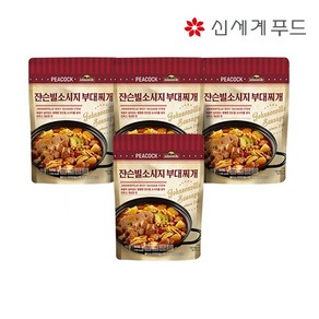 피코크 쟌슨빌 부대찌개 500g x 4팩