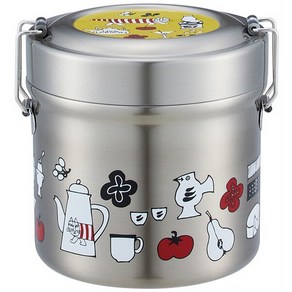 항균 진공 스테인리스 보온 도시락통 600ml 리사 라슨, 1개