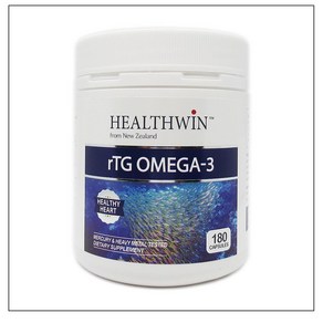 HealthWin RTG Omega 3 헬스윈 뉴질랜드 알티지 오메가3 1000mg 180캡슐, 2개, 180정