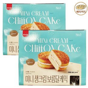 코스트코 삼립 미니생크림 보름달빵 45G X 21개 X 2BOX