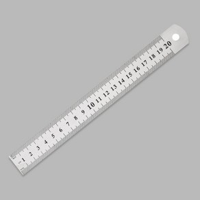 [3개묶음] 20cm 스텐 스틸쇠 철자 스텐직자 RD-10022 sw0*7298vU, 본상품선택