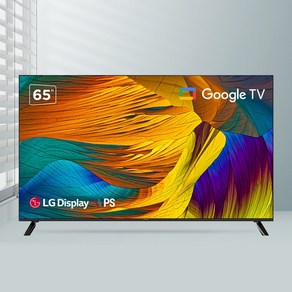 [주연테크] JD651GUN-G 65인치 제로베젤 구글 스마트 TV LG패널 1등급 블루투스 WiFi HDR10 [스탠드형/무료설치], 스탠드형