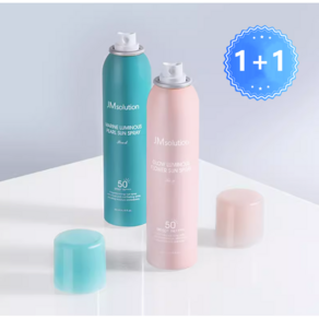 JM 제이엠솔루션 청광 진주 / 윤광 로즈 선스프레이 180ml 1+1, 청광 진주1개+1개, 2개