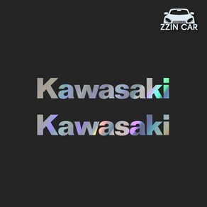 찐카 가와사키 kawasaki 로고 차량용 데칼스티커 ZCG-31