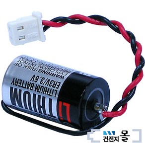 도시바 리튬 건전지 ER3V 1/2AA (3.6V 1000mAh) C5264RB, 1개