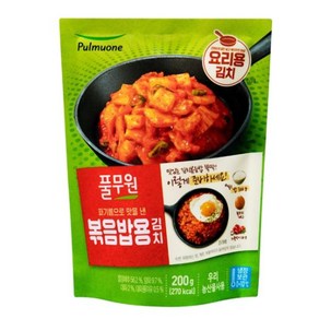 풀무원 홈파티음식 볶음밥용 요리김치 (200g) 아침식사대용 다이어트음식 완내스 풍미업 감칠맛업, 1개, 200g