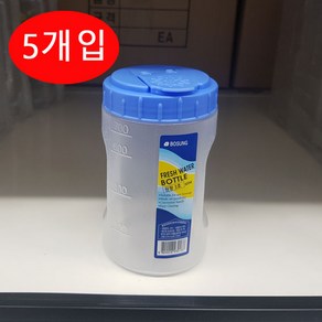 보성 원형 물병 3호 800ml 5개 업소용 냉장고 물통