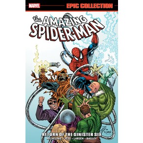 (영문도서) Amazing Spide-Man Epic Collection: Retun of the Siniste Six [New Pinting] Papeback, Mavel Univese, English, 9781302957889