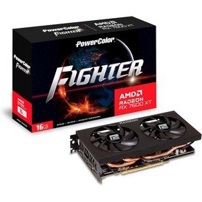 파워컬러 헬하운드 AMD 라데온 RX 7600 게이밍 그래픽 카드, 7600XT Fighte