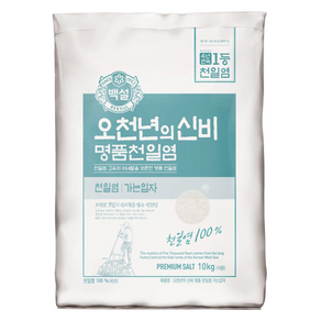 백설 오천년의 신비 명품천일염, 10kg, 1개