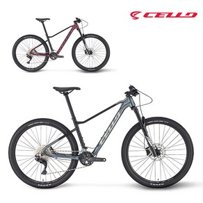 2023년 첼로 XC10 27.5인치 22단 MTB 자전거, 다크실버_블랙(티탄), L, 1개