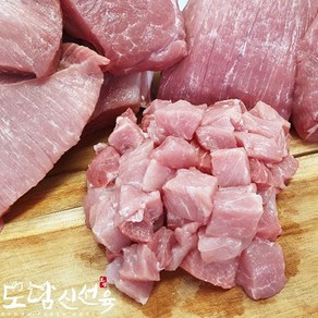 한돈 냉장 뒷다리살 찌개(껍질지방없음) 500g 1+1, 1개