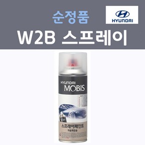 순정품 현대 W2B 글루잉옐로우 (주문생산컬러) 스프레이 자동차 차량용 붓펜 카 페인트