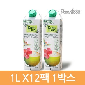 킹아일랜드 코코넛 워터, 1L, 12개