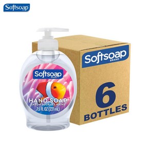 Softsoap 소프트솝 핸드워시 핸드솝 아쿠아리움 221ml 6개