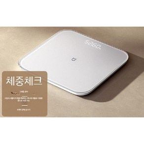 Xiaomi 공식 Mijia 체중계 S200 스마트 체지방 측정기 디지털 가정용, 체중계 S200 화이트, 1개