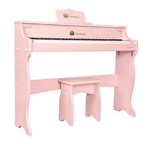 [건반덮개포함] 레노피아 어린이피아노 61건반 파스텔핑크 베른호이체 VH-61 Pink Piano key Cove, 1개