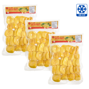 베트남 씨없는 냉동 잭프루트 잭후르츠 (VIETNAM FROZEN JACKFRUIT), 3개, 500g