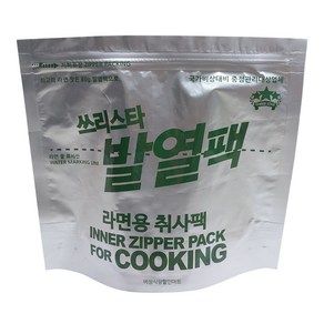 쓰리스타 취사팩 파우치 지퍼백 내피 800ml