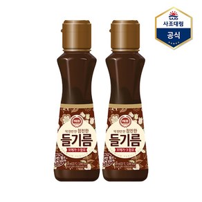 사조대림 해표 참진한 들기름 320ml X 2병 들깨기름, 2개