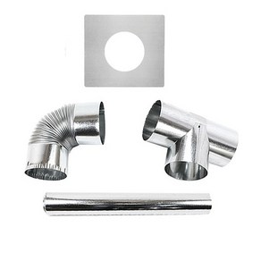 꾸버스 65mm 연통 모음 갈탄난로 연탄난로 화목난로, 꾸버스 65mm 일자연통