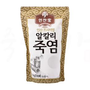 [인산가 건강간식 샘플 증정] 인산가 알칼리 죽염 분말 1kg 죽염본가 인산죽염 /요리 양치 코세척 세안 [정품 판매자 사업자번호: 660-58-00496], 1개