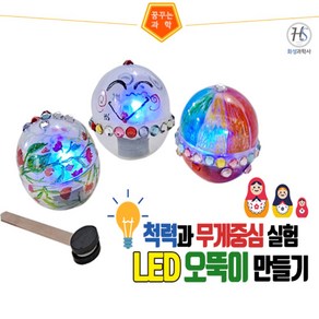 척력과 무게중심 실험 LED 오뚝이 만들기 (5인용)