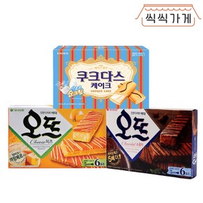 [씩씩가게] 오뜨케이크(오뜨2종 쿠크다스케이크), 154g, 1개